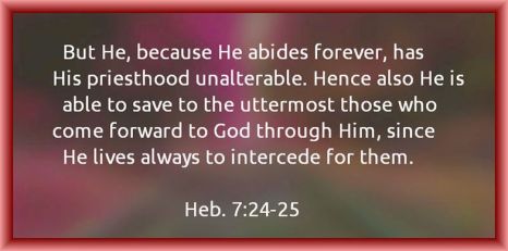 Hebrews 7 25